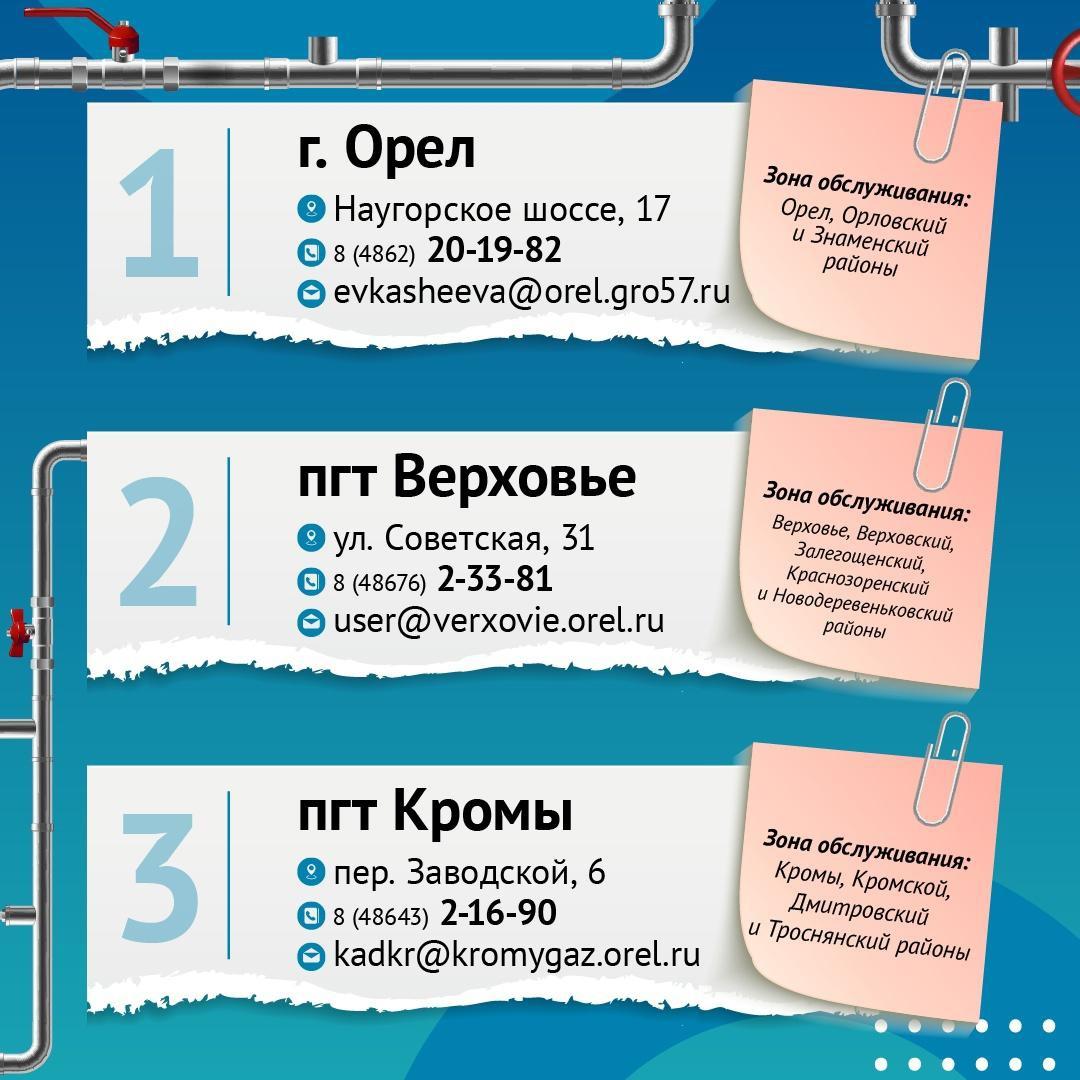 Напоминаем, жители газифицированных населенных пунктов Орловской области могут бесплатно подвести голубое топливо до границ своих участков