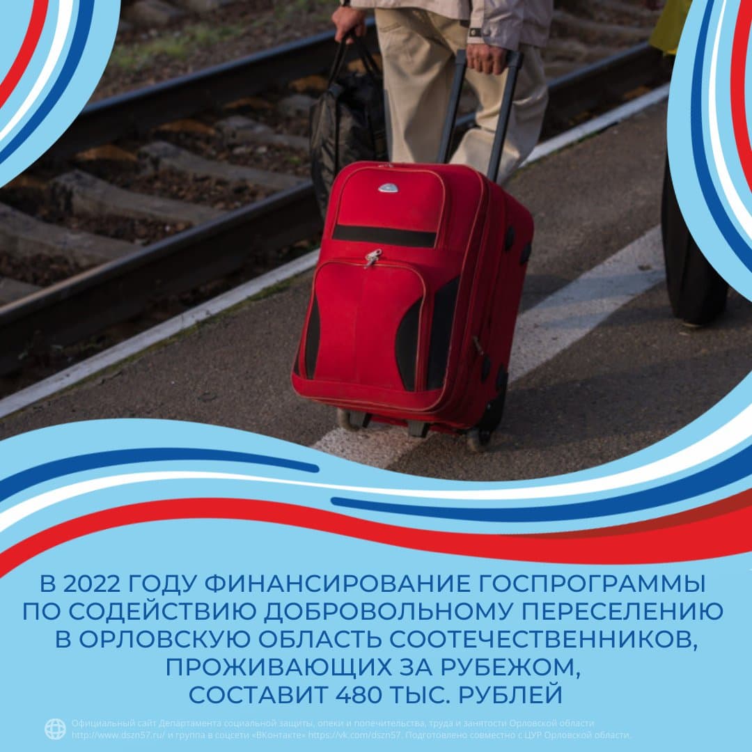 «Оказание содействия добровольному переселению в Орловскую область соотечественников, проживающих за рубежом»