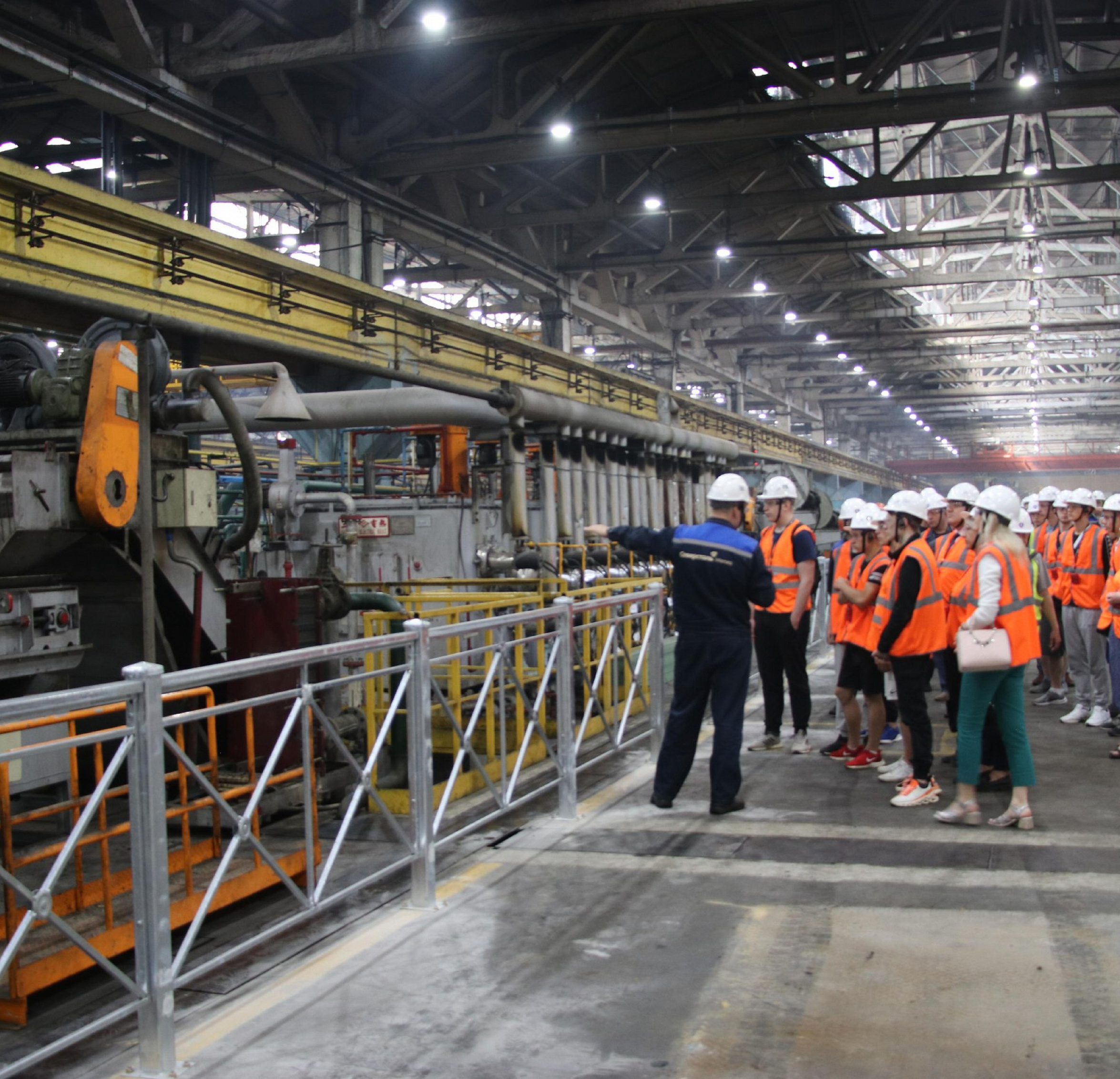 Экскурсия на Орловском сталепрокатном заводе